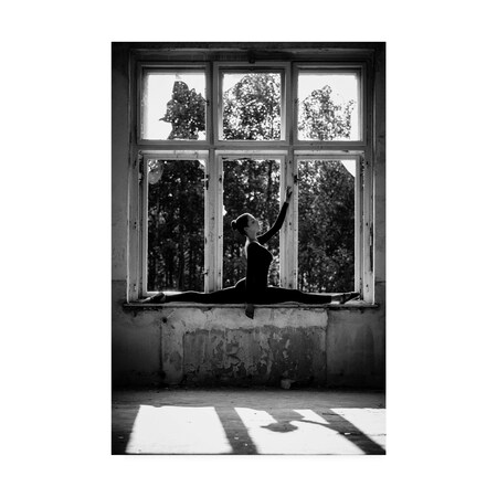 Martin Krystynek Qep 'Ballet In The Window' Canvas Art,22x32